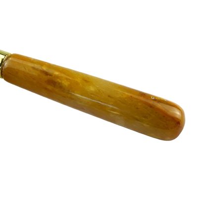 Gezichtsmassageapparatuur Natuurlijk geel jade Gezichtsrol voor massagetools Schoonheidstools