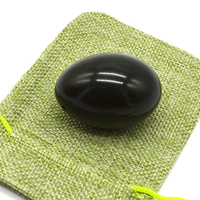 Eivormige Nefriet Kegel Jade Eieren Natuurlijke Edelsteen Yoni Eieren 40*30mm