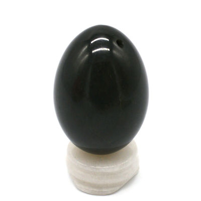Eivormige Nefriet Kegel Jade Eieren Natuurlijke Edelsteen Yoni Eieren 40*30mm