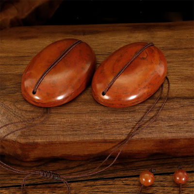 Natuurlijk rood Bian Stone oogmasker voor volledige lichaamsmassage Energie steen Warm en koud comprimeren Oog vermoeidheid verlichting Tool