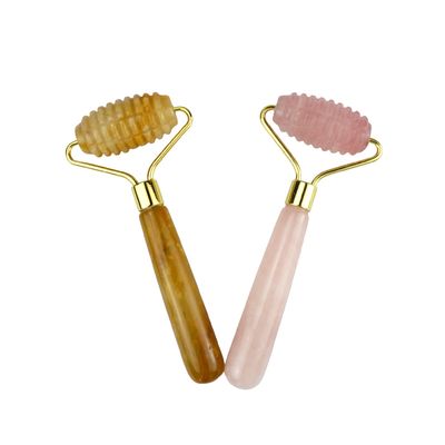 Gezichtsmassage Natural Rose Quartz Jade Roller 100% Crystal voor gezichts- en oogmassage Schoonheidsproducten