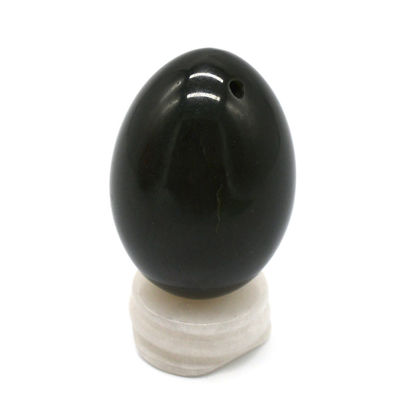 Eivormige Nefriet Kegel Jade Eieren Natuurlijke Edelsteen Yoni Eieren 40*30mm