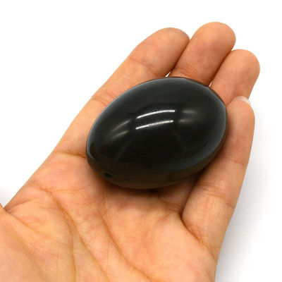 Eivormige Nefriet Kegel Jade Eieren Natuurlijke Edelsteen Yoni Eieren 40*30mm