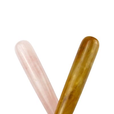 Gezichtsmassage Natural Rose Quartz Jade Roller 100% Crystal voor gezichts- en oogmassage Schoonheidsproducten