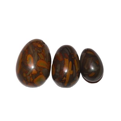 Gepolijste traditionele natuurlijke ruwe Nuwa Stone Jade Yoni eieren voor gezondheidszorg OEM ODM en technische