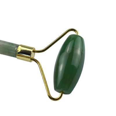 Gezichtsmassageapparatuur Groene Aventurine Gua Sha Jade Roller Steen Guasha Roller voor gezichtsmassage