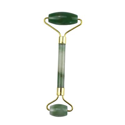 Gezichtsmassageapparatuur Groene Aventurine Gua Sha Jade Roller Steen Guasha Roller voor gezichtsmassage
