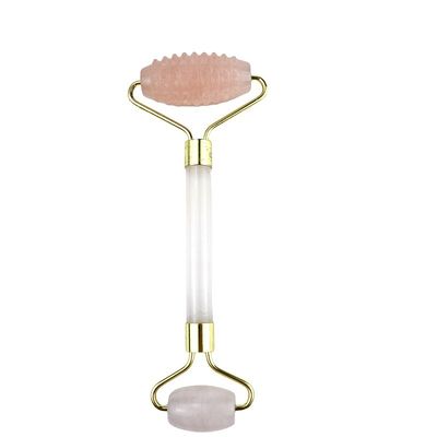Spiermassage Gezichtsmassage 2024 Natuurlijke Roos Kwartz Jade Roller Gua Sha Tools met Custom Logo