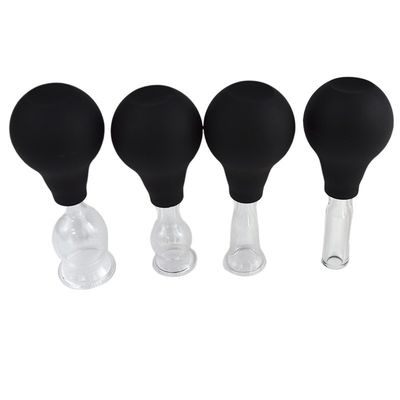 Massagetools Silicone glas Zuigbeker Set voor Gezicht Guasha Rimpelverwijdering Huidverzorging Spa Schoonheidssalon Therapiebekers