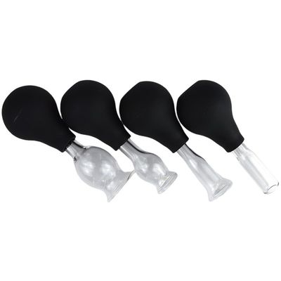 Massagetools Silicone glas Zuigbeker Set voor Gezicht Guasha Rimpelverwijdering Huidverzorging Spa Schoonheidssalon Therapiebekers