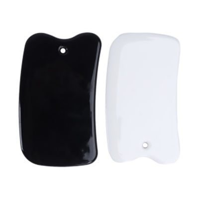 Zwart glas-keramisch lichaam schraapbord De perfecte oplossing voor gezichtsmassage Myofacial release en fasciale ontspanning
