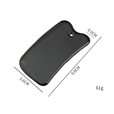 Zwart glas-keramisch lichaam schraapbord De perfecte oplossing voor gezichtsmassage Myofacial release en fasciale ontspanning