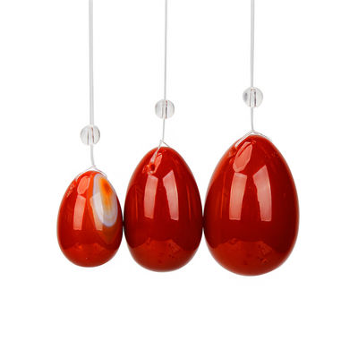 Carnelian Yoni Egg for Love Theme Intime massage en lichaamsmassage