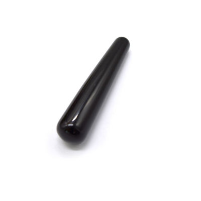 10 x 2 cm Zwarte Obsidian Yoni Wand Uw ultieme hulpmiddel voor de gezondheid en massage van vrouwen