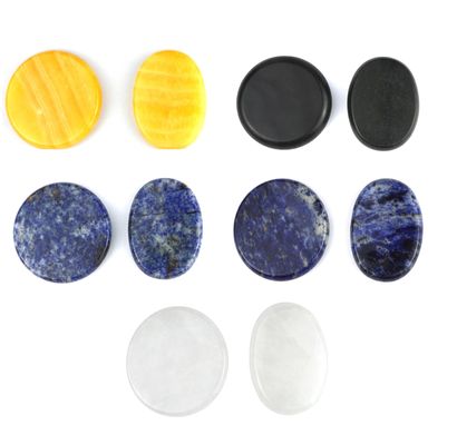 Spa Hot Massage Energy Stone in 8*8cm Grootte met allerlei kristalmaterialen OEM/ODM geaccepteerd