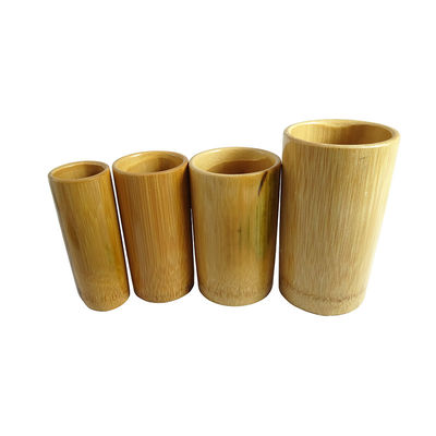Bruine bamboe-cupping therapie set voor myofasciale ontspanningsmassage en spanningsverlichting