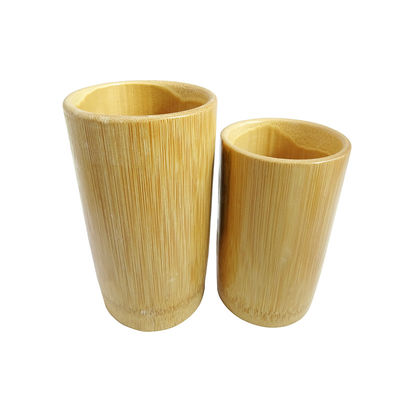 Bruine bamboe-cupping therapie set voor myofasciale ontspanningsmassage en spanningsverlichting