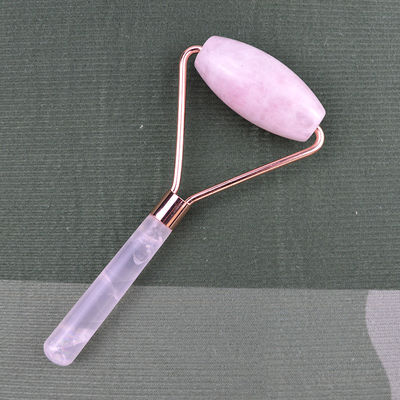 Gezichtsmassage 2024 Populaire natuurlijke roze kwarts gezichtsroller 100% natuurlijke kristalmassage voor gezichts-oogmassage producten schoonheidstools