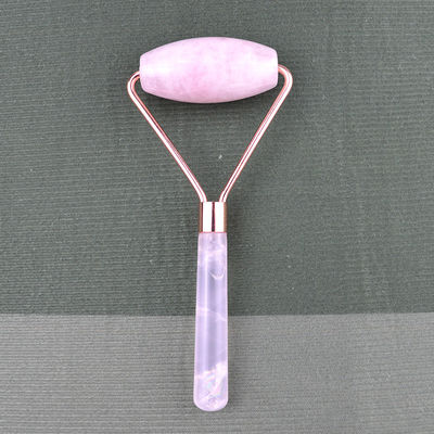 Gezichtsmassage 2024 Populaire natuurlijke roze kwarts gezichtsroller 100% natuurlijke kristalmassage voor gezichts-oogmassage producten schoonheidstools