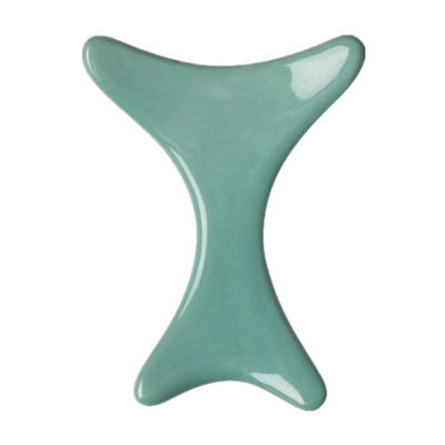 Keramische body gua sha schraapplaat voor lymfatische drainage en aangepast logo beschikbaar