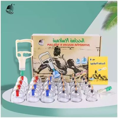 Vacuüm en Cupping Therapy Kit Handleiding Wegwerpventilator Hijama Cupping Set 24 stuks 39*27*8cm 80*42*56.5cm 20 dozen/doos