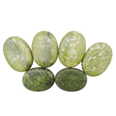 Natuurlijke Xiuyan Jade Healing Hot Stones Set voor professionele massage en spa ontspanning