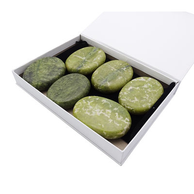 Natuurlijke Xiuyan Jade Healing Hot Stones Set voor professionele massage en spa ontspanning