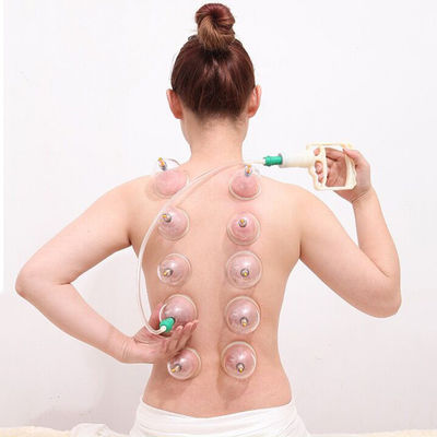 18 Cups Cupping Therapy Sets voor lichaamsmassage Spiergewrichten Pijnverlichting Fysiotherapie Milieuvriendelijk en langdurig