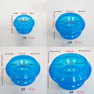 Kleurrijke siliconen cupping therapie set voor myofasciale massage en spierpijnverlichting Sterkere zuigkracht