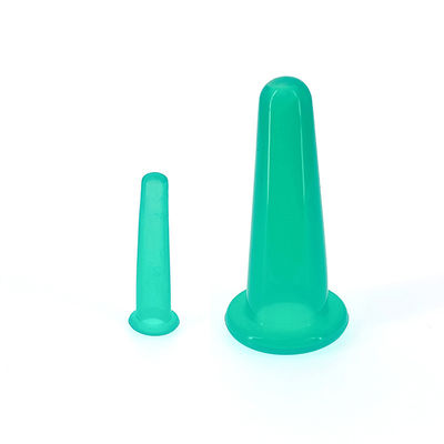 2pcs Silikon Cupping Set voor de gezondheidszorg Fysiotherapie Massage Cup Vacuüm Zuigbeker