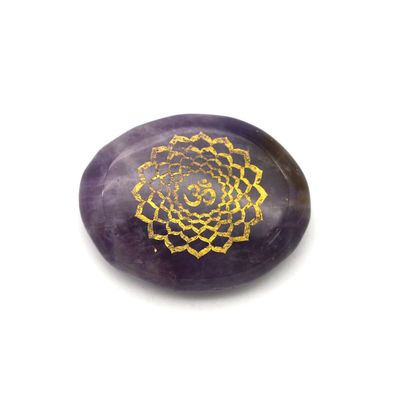 Amethyst Inspirational Chakra Stone Set in 7 kleuren voor gemengde energie