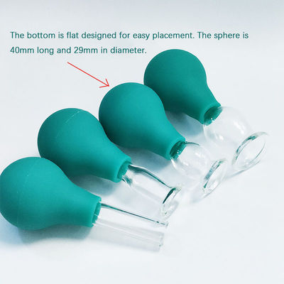 Aanpasbare PVC vacuüm gezichtsmassagebekers voor lymfatische drainage en cellulitisvermindering