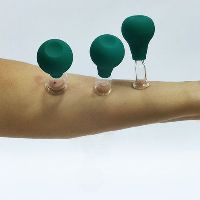 Aanpasbare PVC vacuüm gezichtsmassagebekers voor lymfatische drainage en cellulitisvermindering