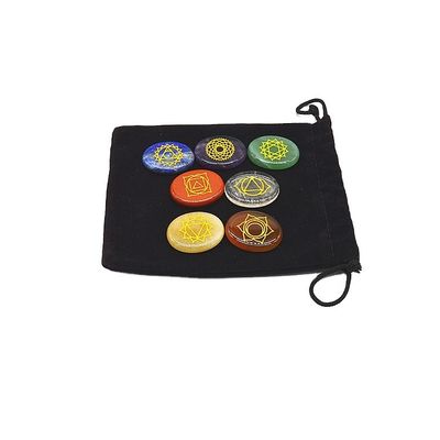Zeven chakra stenen voor lichaam en spiritualiteit genezende kunst verzamelbare kristallen