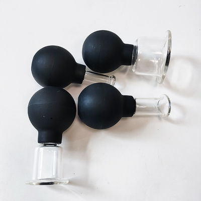 Set van 4 Medical Therapy Cups Silicone Vacuum Cupping Glasses voor anti cellulitis en gezichtsmassage