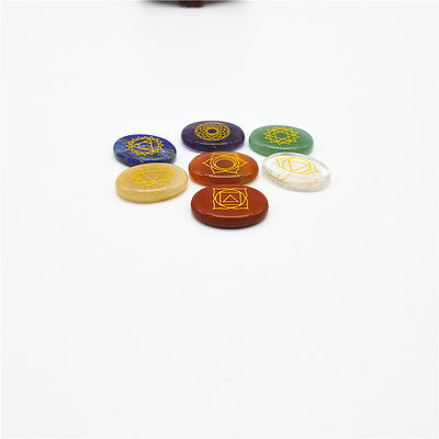 7 Chakra Steen sets Reiki Kristallen Chakra Stones voor Healing Support Custom Size OEM