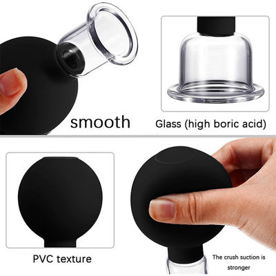 PVC siliconen gezichtsbeker voor gezichtslifting en huidversterking beschikbaar logo make-up blik vacuümbekers