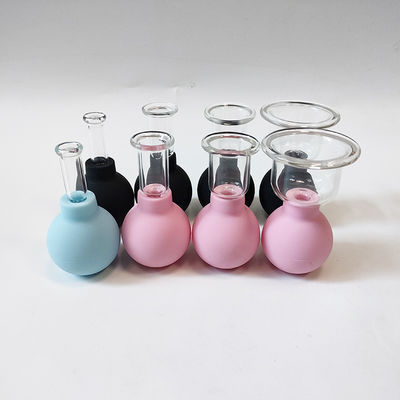 PVC siliconen gezichtsbeker voor gezichtslifting en huidversterking beschikbaar logo make-up blik vacuümbekers