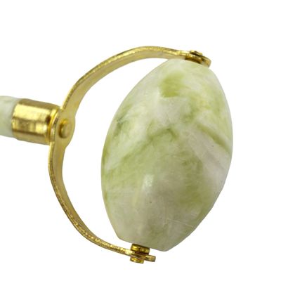Gezichtsmassager Gezichtsmassage Dubbelkop Natuurlijke Gezichts Beauty Guasha Massage Tool Jade Roller Thin Massager Relaxation Tool