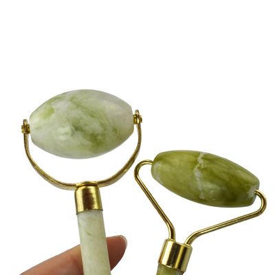 Gezichtsmassager Gezichtsmassage Dubbelkop Natuurlijke Gezichts Beauty Guasha Massage Tool Jade Roller Thin Massager Relaxation Tool