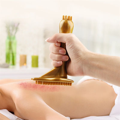 Body Massager Voordeel Driehoek Handmatige Meridiaan Massage Borstel Gua Sha Pushing Board Magnetische afslanking massager