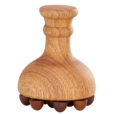 Volledige lichaamsmassage eiken handvat lichaamsmeridiaanmassage borstel lichaam gua sha massager hoofdhuidmassage kam met airbag