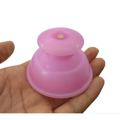 Gezondheidszorgproducten Roze Cupping Behandeling Set Silicone Anti-cellulitis Cup Vacuum Suction Massage Cup voor gezicht en lichaam