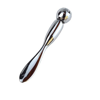 Oogmassagecrème cosmetische gouden metalen lepel en spatula gezichtsmassageapparaat rolstokjes metalen masker
