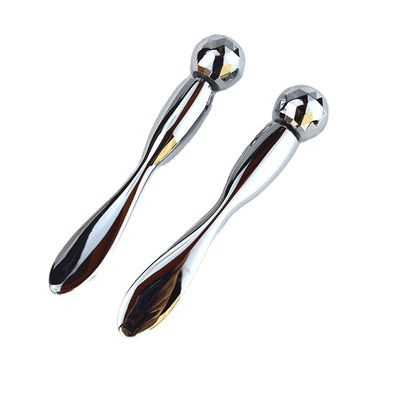 Oogmassagecrème cosmetische gouden metalen lepel en spatula gezichtsmassageapparaat rolstokjes metalen masker