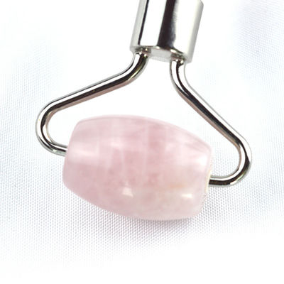 Gezichtsmassage-apparatuur Roze Rose Quartz Gua Sha Massage Natuurlijke Jade Ice Roller voor Anti-Aging Therapie Nefrietsteen