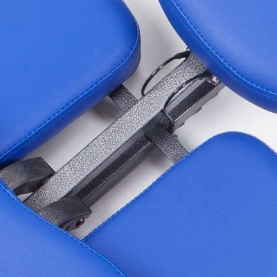 Gepersonaliseerd logo Blauwe Master Massage Professionele Draagbare Massagestoel met functie en handmatige bedrading