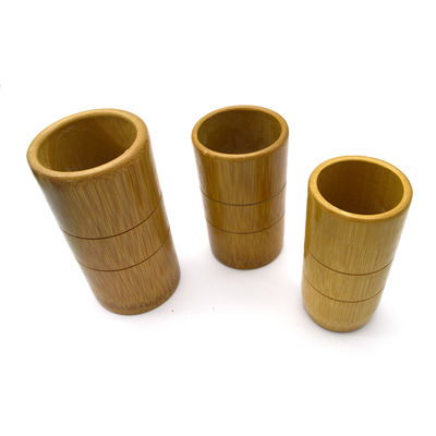 12 stuks natuurlijke bamboe-beker therapie set Chinese traditionele bamboe duimbekers voor betere bloedsomloop