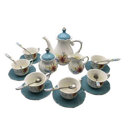 Chinese porseleinen thee set in witte kleur Perfect voor trouwcadeaus 23*22/15*10/6.5*14.5/11*12.5cm