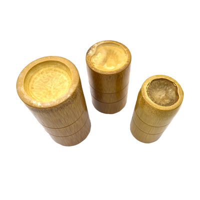 12 stuks natuurlijke bamboe-beker therapie set Chinese traditionele bamboe duimbekers voor betere bloedsomloop